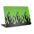 Green Flames Laptop Skins